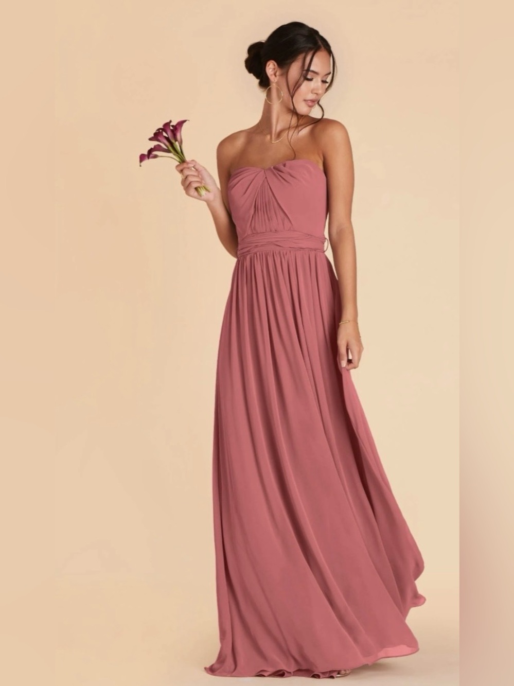 Birdy Grey Mulberry Chiffon Bridesmaid Gown, wear 9 different ways!